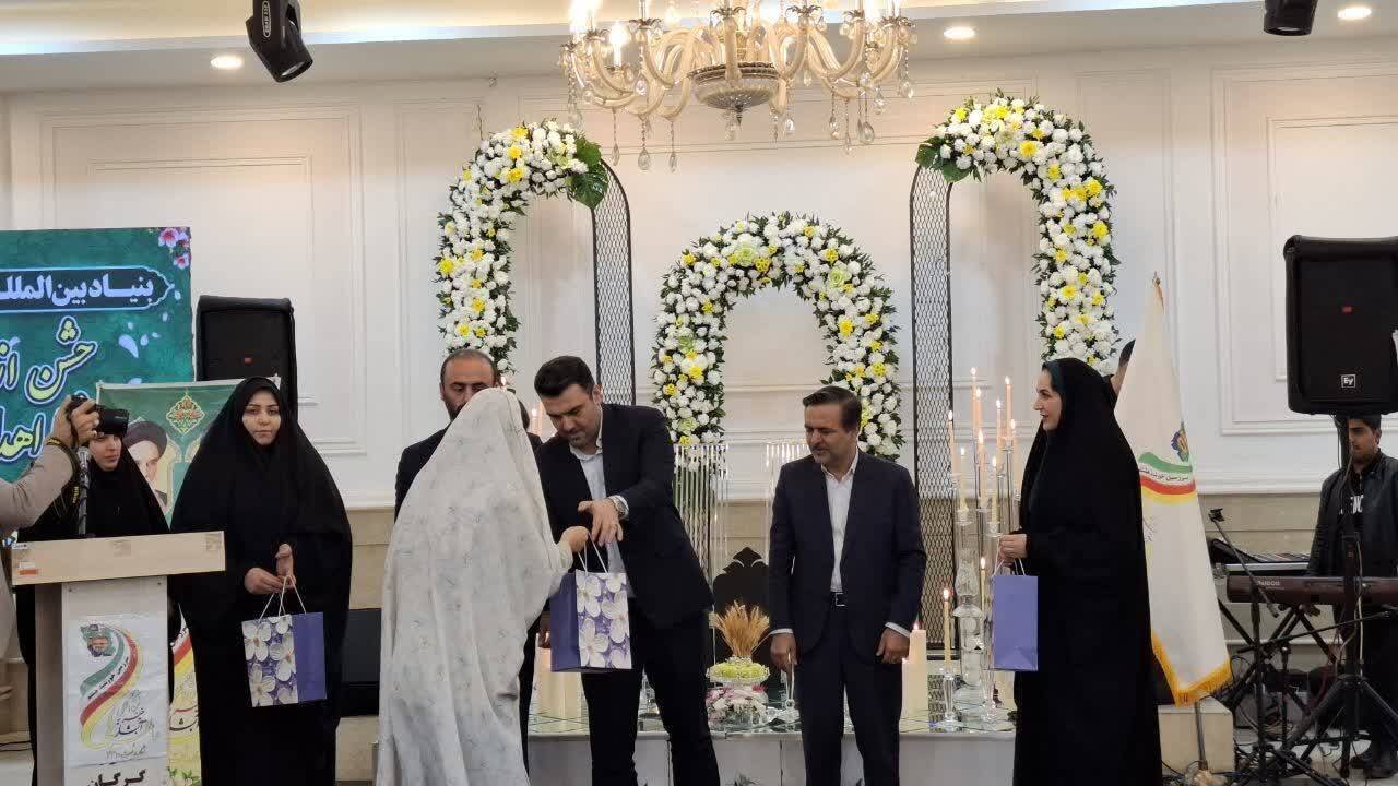 برگزاری مراسم جشن ازدواج فاطمی در گرگان با حضور مدیرکل امور اجتماعی استانداری گلستان