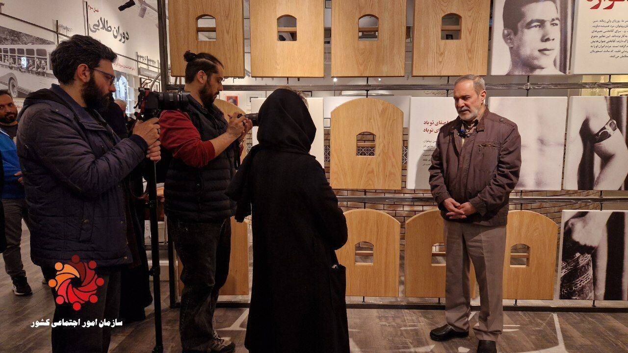 بازدید رئیس سازمان امور اجتماعی کشور از نمایشگاه «دیدار با پسر ایران»