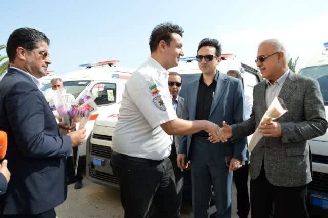 یازده دستگاه آمبولانس جدید به ناوگان اورژانس هرمزگان الحاق شد