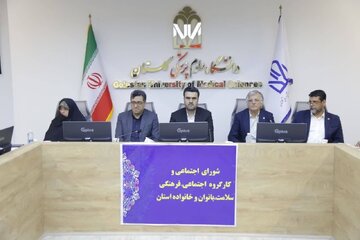 چهارمین جلسه کارگروه اجتماعی و فرهنگی، سلامت، بانوان و خانواده استان گلستان برگزار شد