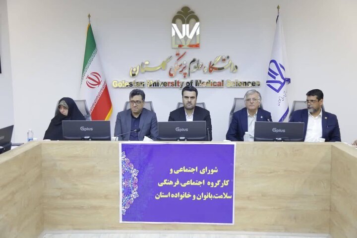 چهارمین جلسه کارگروه اجتماعی و فرهنگی، سلامت، بانوان و خانواده استان گلستان برگزار شد